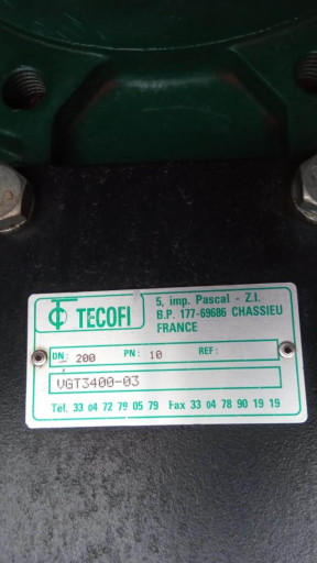 Текофи VGT 3400 пневмопр​ивод Ду 150-250