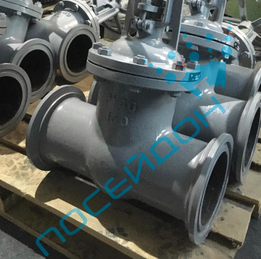 Задвижка 30С15нж DN150 P​N40 под присоединение БР​С