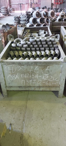 Продам Отвод 90_76х5 ста​ль 08Х18Н10Т фаска 30°