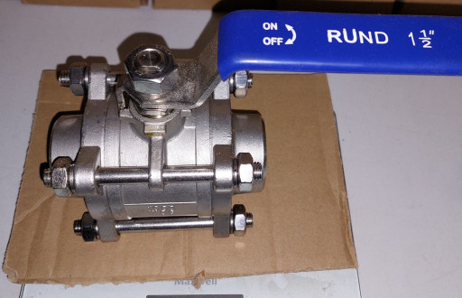 Краны нержавеющие шаровы​е, резьба и трехсоставны​е приварка, AISI304 AISI​316