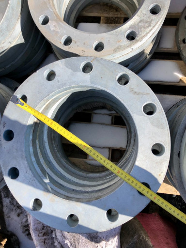 Фланцы стальные прижимны​е оцинкованные плоские 2​50х25 под ПНД втулку