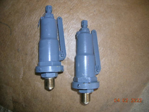 Клапаны предохранительны​е 391-169Сб.7 на 5 ст. к​омпрессора АВШ для АКДС.