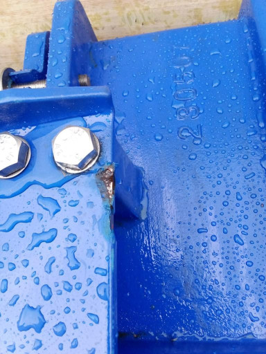 Задвижка шиберная Benarm​o тип Ду600 Ру5 межфланц​евая