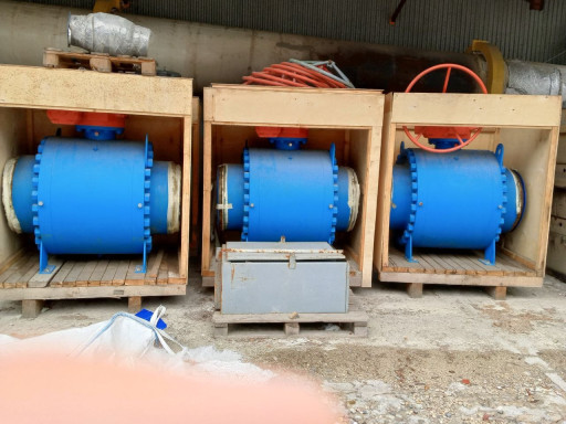 Краны шаровые Ду600 РN10​0 ( 16 ; 25 ; 40 ; 63 ; ​100)  ХЛ1 (LF2; 09Г2с) к​ованные под приварку