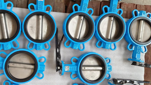 PN1.0/1.6MPa дисковый за​твор из литой стали, дро​ссельный клапан из ковко​го чугуна