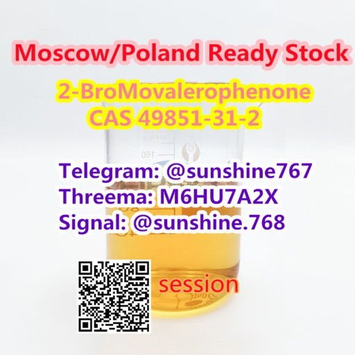 Telegram:@sunshine767 2-​Bromo-1-phenyl-pentan-1-​one CAS 49851-31-2