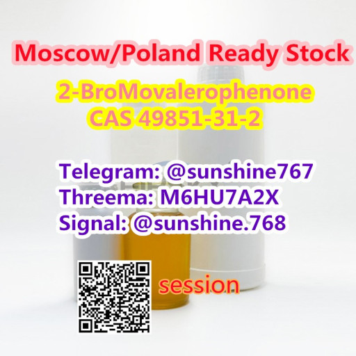 Telegram:@sunshine767 2-​Bromo-1-phenyl-pentan-1-​one CAS 49851-31-2