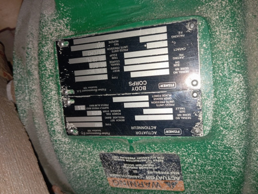 Затвор fisher Dn 600