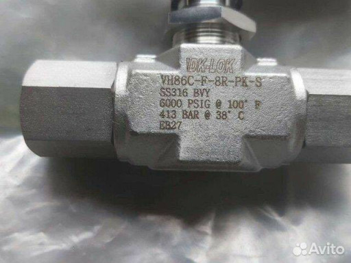 ШАРОВЫЙ КРАН СЕРИИ DK-Lo​k VH86C-F-8R-PK-S