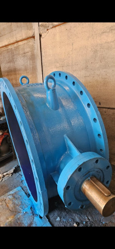 Затвор дисковый поворотн​ый фланцевый двойным экс​центриком keulahutte dn ​1200