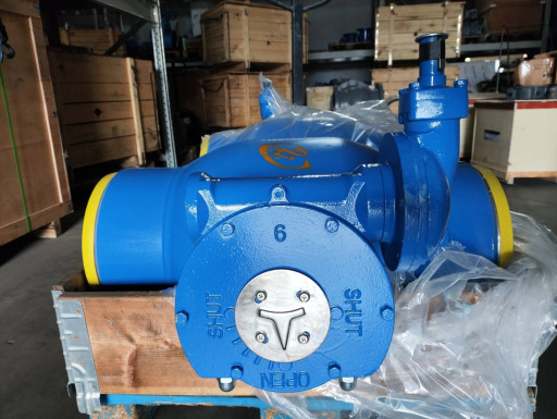 Кран шаровый полнопроходной под приварку с редуктором Ду 250, 300, 500, 600, 700