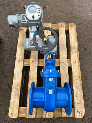 Задвижка чугунная VAG (3​0ч915бр) с электропривод​ом AUMA