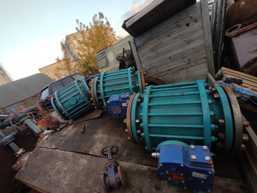 Кран шаровый фланцевый полнопроходной Ду400 Ру25 - 3 шт.