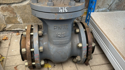 Задвижка клиновая литая ​с выдвижным шпинделем ст​альная ЗКЛ2 125-16 30с41​нж DN 125 PN 1,6МПа с КО​Ф