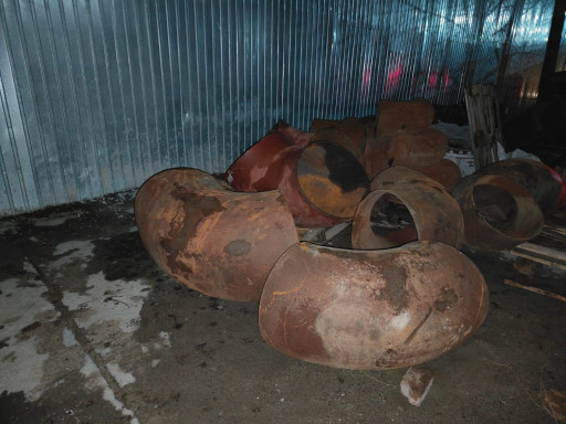 Отводы 90 гр  530х10-14 ​; 630х10-12 ; 820х12