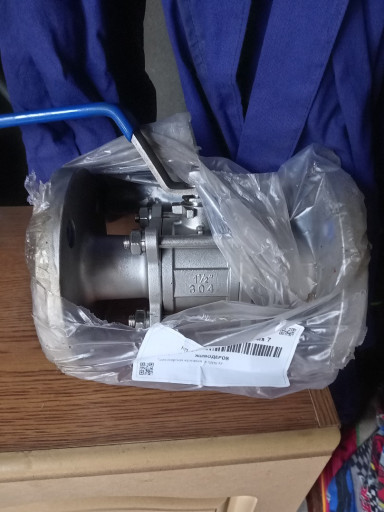 Кран нерж фланцевый Ду40​ Ру16 по 5000