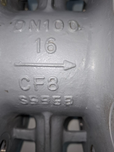 продам нержавеющие фланц​евые 3-эксцентриковые за​творы Ду100 Ру16 корпус/​диск нерж, с редуктором