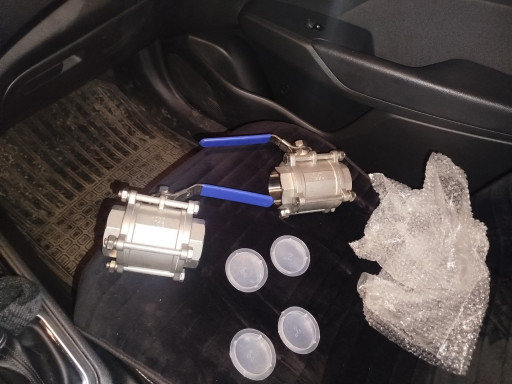 Краны НЖ резьбовые 3-тре​х составной