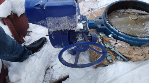 Продам затвор ду500ру10 ​с электро приводом