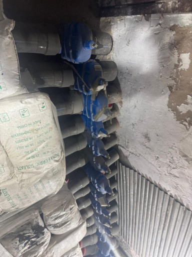 Задвижки CHEVRON с обрез​иненным клином с ПЭ патр​убками Ду80 до Ду300