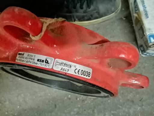 Затвор KSB Omri Dn150 Pn​16 с рукояткой