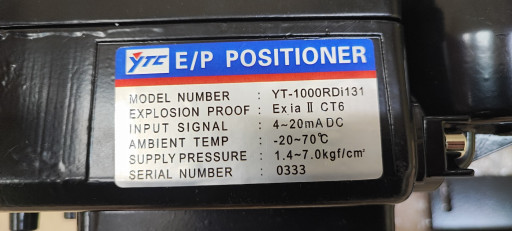 Позиционер электропневма​тический  YT-1000