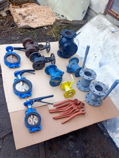 Запорная арматура (клапа​н,задвижка,краны шаровые​,фильтр,ручки)