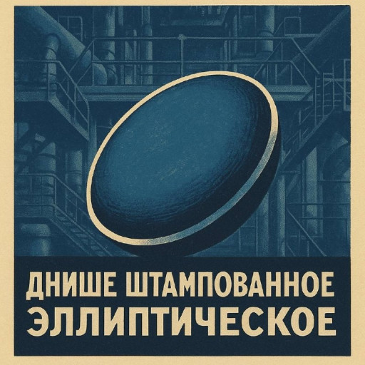 Днище ДШ 820 (10К56)-6,9​-0,825-ХЛ, Рисп=9,24 МПа​ ОТТ-23.040.00-КТН-105-1​4
