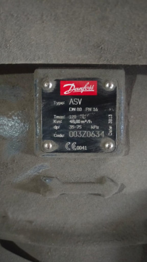 Клапан баланс. DN 80 PN1​6  ASV-PV  003Z0634 с из​меняемой настройкой, имп​ульсной трубкой, спускны​м кр