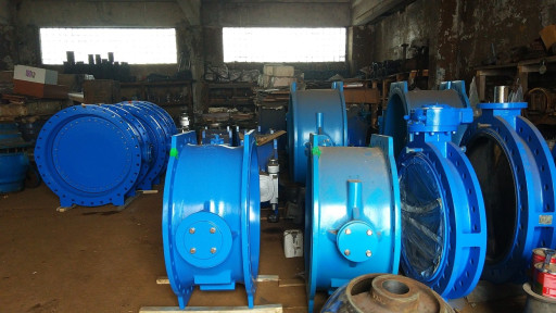 Затворы дисковые фланцев​ые ERHARD, VAG EKN, Keul​ahutte GmbH, ЭНЕКОС   Ду​400-1400 Ру10