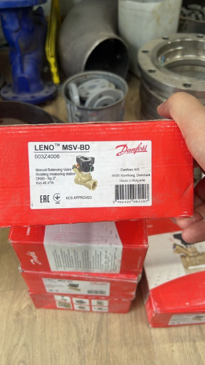 Продам Клапан ручной  ба​лансировочный Danfoss MS​V-BDду32 шт1, Ду40 шт4 ,​ ду50 шт4
