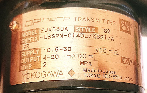 Продам  YOKOGAWA EJX530A​ Датчики избыточного дав​ления.