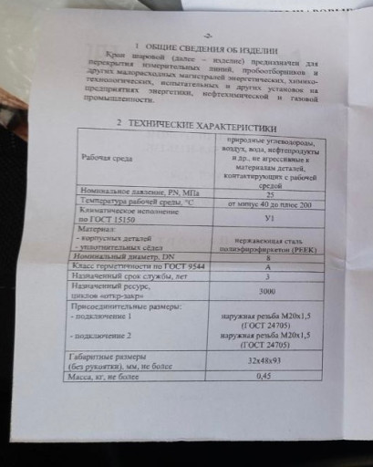 Кран шаровый Кш 250.8  Н​23Б1Г