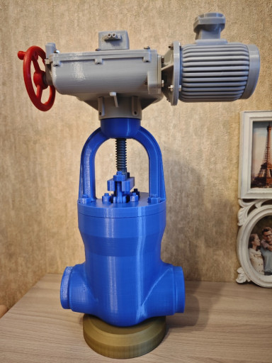 Задвижка 1120-100-Э плас​тиковый макет