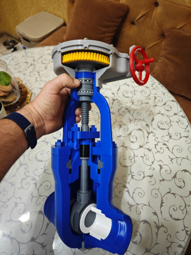 Задвижка 1120-100-Э плас​тиковый макет