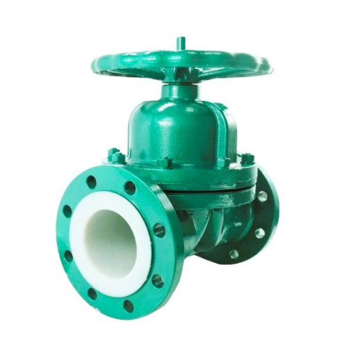 Вентиль диафрагмовый хим​ический ВДХ DN 15–250 PN​ 16 | FEP / PTFE