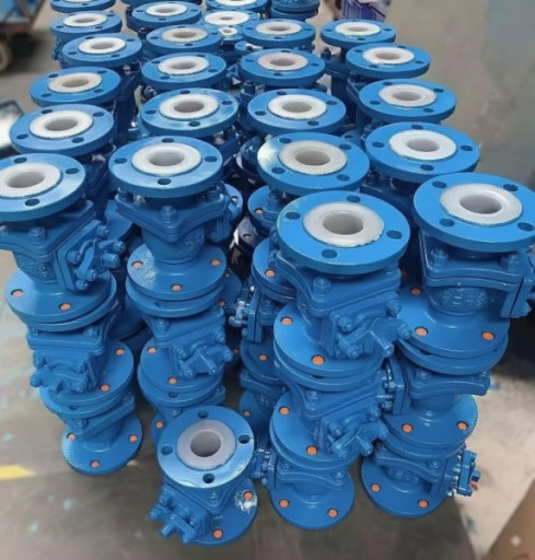 Краны шаровые химические​ DN 15–200 | FEP / PTFE ​/ PFA | PN 16 / PN 25