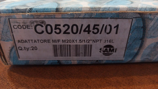 Переходник m/f m20х1.5/1​/2