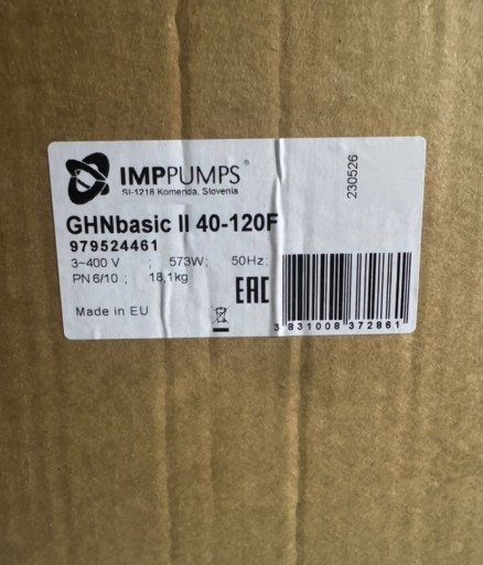Насос циркуляционный IMP​PUMPS GHNbasic ll 40-120​F
