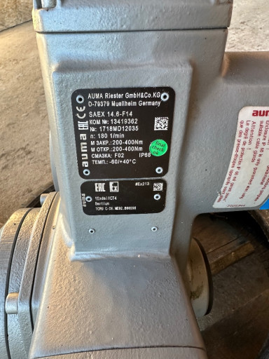 Продам Электропривод Аум​а Auma SAEX 14.6 с Редук​тором GK 30.2-F30