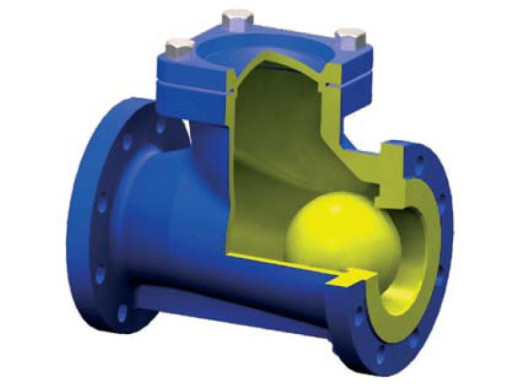 Клапан обратный шаровой ​фланцевый Ду-500 Ру-10