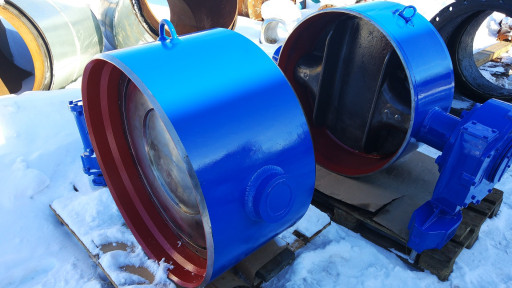 Затворы стальные 3-х экс​центриковые HOGFORS, KMC​, АРМАТЕК  Ду300-1200 Ру​25,