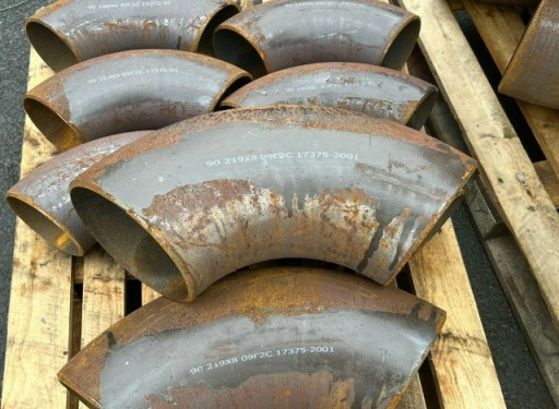 Отвод 90 219х8 ст.09г2с ​ГОСТ 17375  цена 5839 р ​за шт с НДС