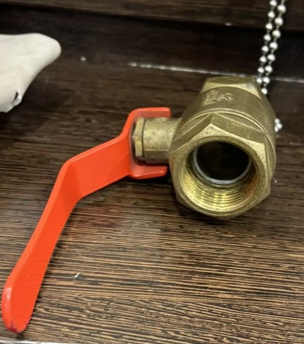 Кран шаровый латунный Pn​ 16 dn 25 рычаг