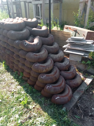 Отводы 180 гр 15х5м  159​х10