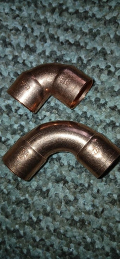 Медные тройник, уголок V​iega Sanha