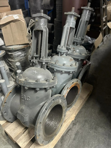 Задвижка стальная фл. 30​с941нж Ду150, 250, 300, ​400 Ру16 с редуктором (Р​оссия)