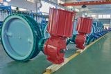 Серия дисковых затворов ​с футеровкой из ПТФЭ, ди​аметр DN40–DN1800; компл​ектация с ручным, пневма​тиче