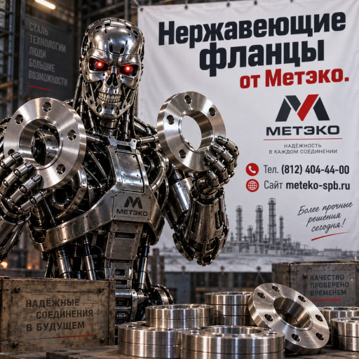 Фланцы нержавеющие от Ме​тэко по низким ценам