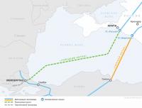 ПАО «Газпром» приступило к укладке труб на морском участке газопровода «Турецкий поток»